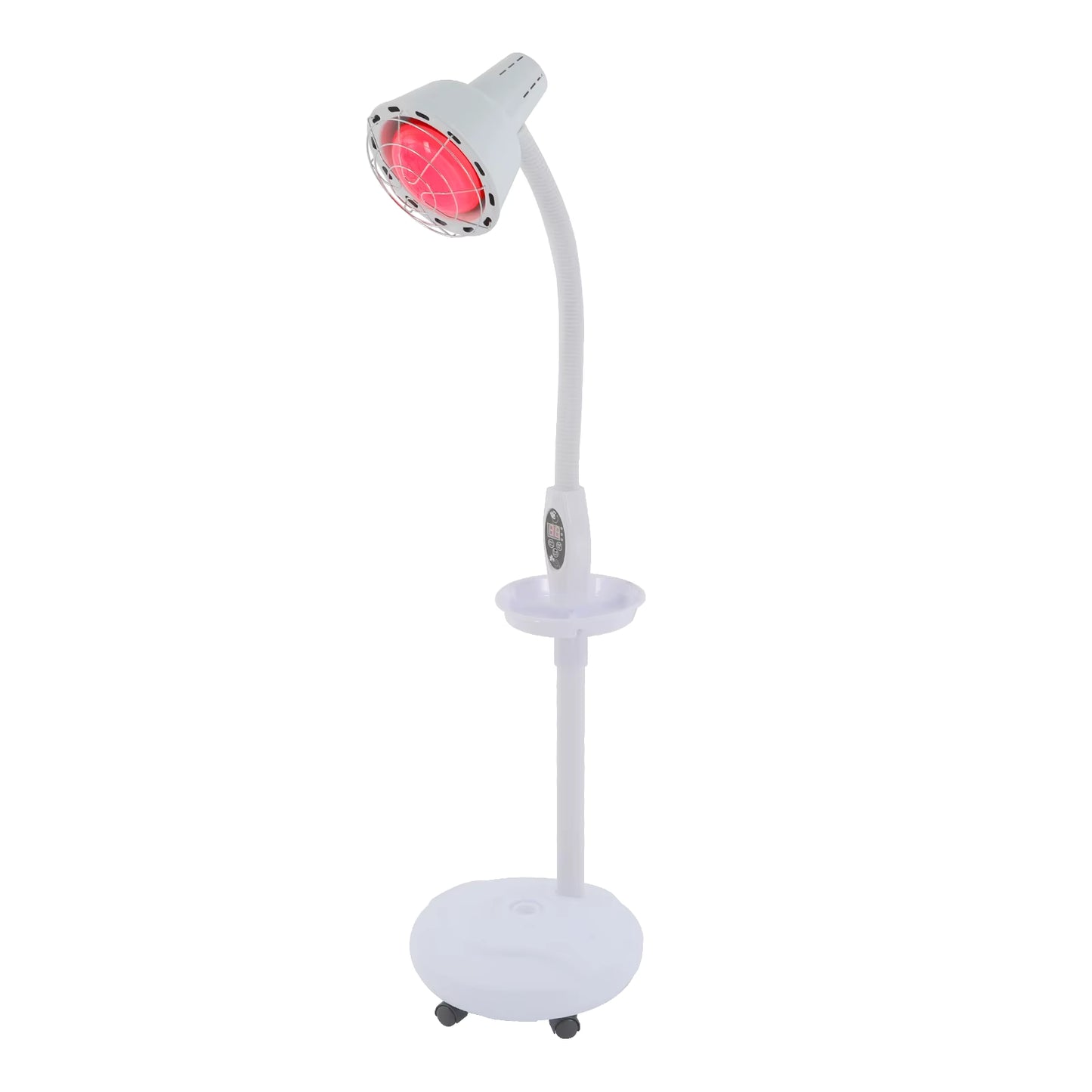 Lampe Infrarouge Chauffante 275W Rotative 360° – Lampe de Physiothérapie Réglable avec Télécommande 220V