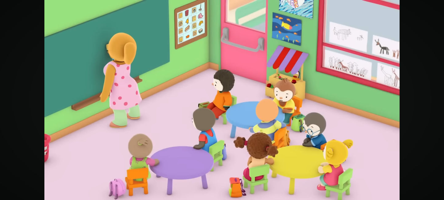 T'choupi a l'école vive les vacances DVD