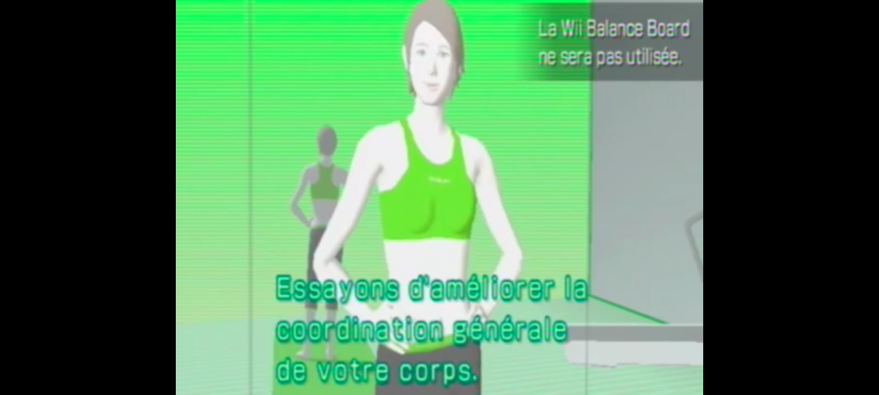 Jeu vidéo Wii : fit plus