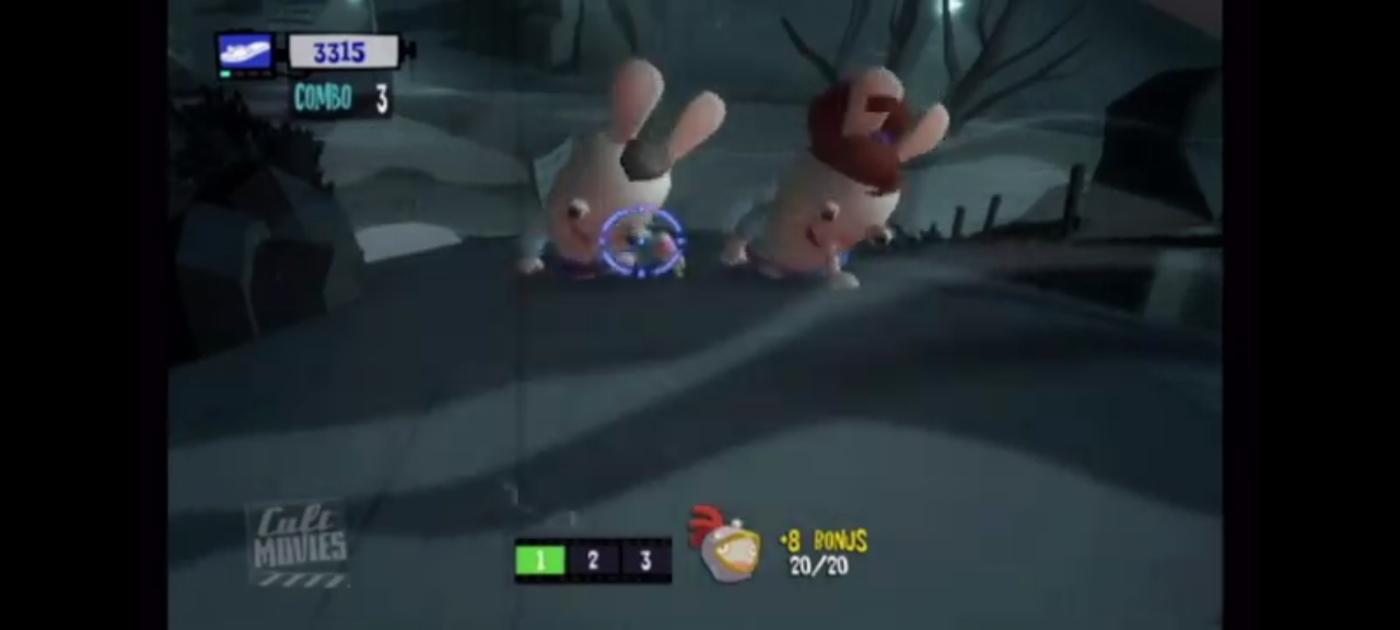 Jeu vidéo Wii : the lapins cretins show