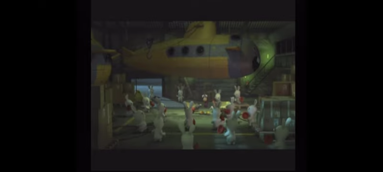 jeu wii rayman contre les lapins encore+cretins