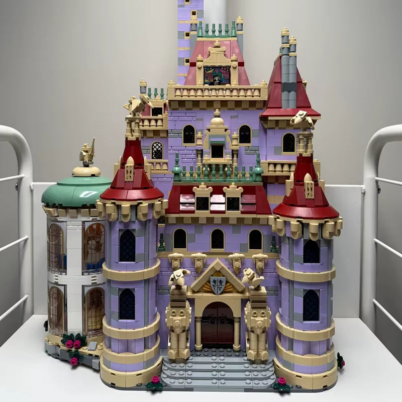 Ensemble de Blocs de Construction Château Romantique – 2916 Pièces – Modèle Princesse – Jeu de Construction Décoration – Compatible 43263