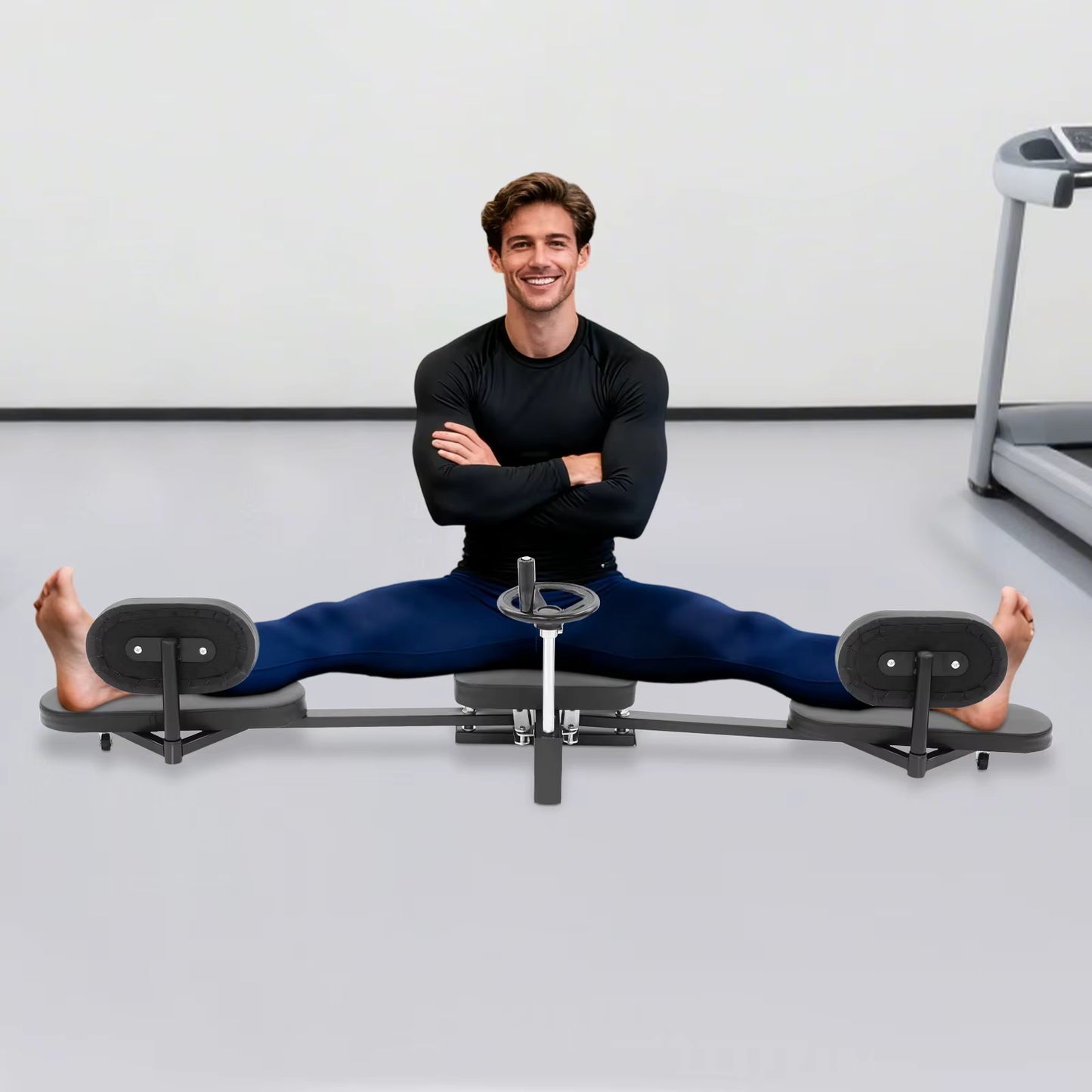 Civière de Jambe 210° Réglable – Machine de Division des Jambes pour Étirement, Flexibilité et Entraînement à Domicile