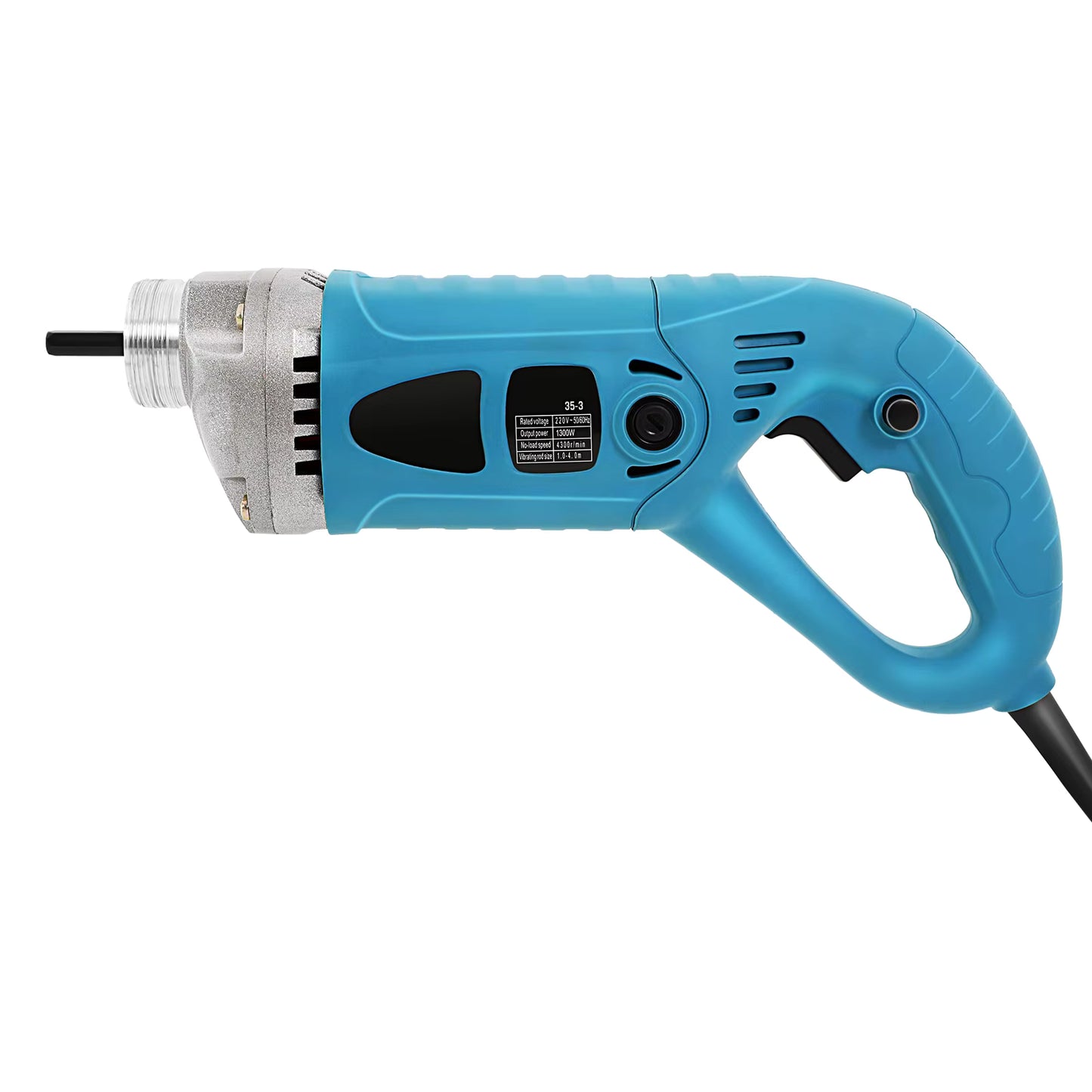 Vibreur à Béton Électrique Sans Fil 1300W – Outil Vibrant Portable avec Tige 1.5/2 m