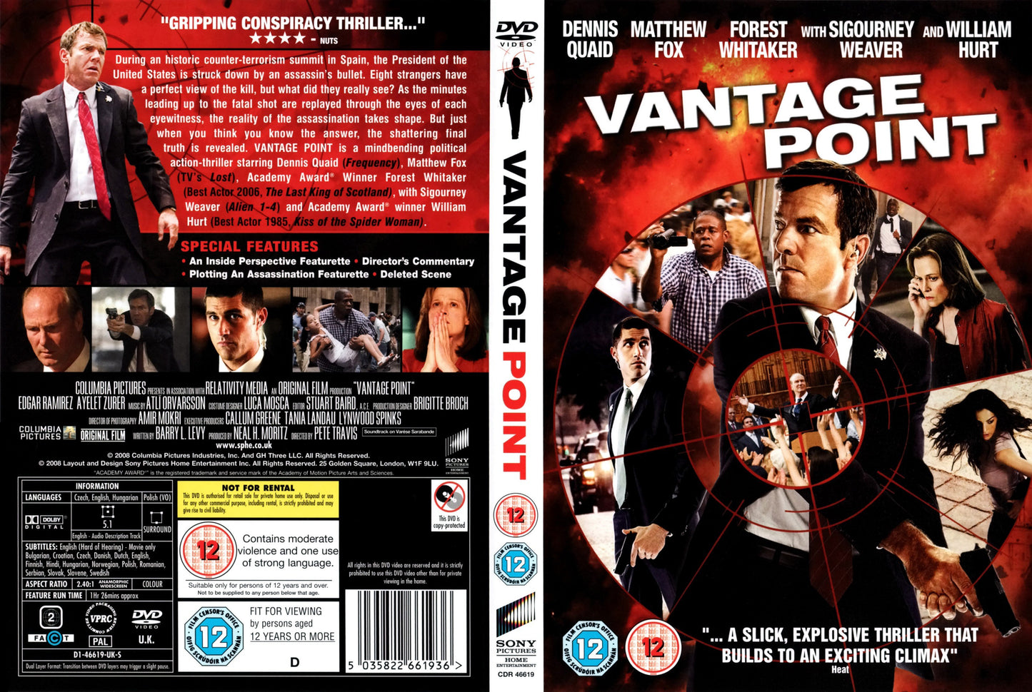 Vantage Point dvd