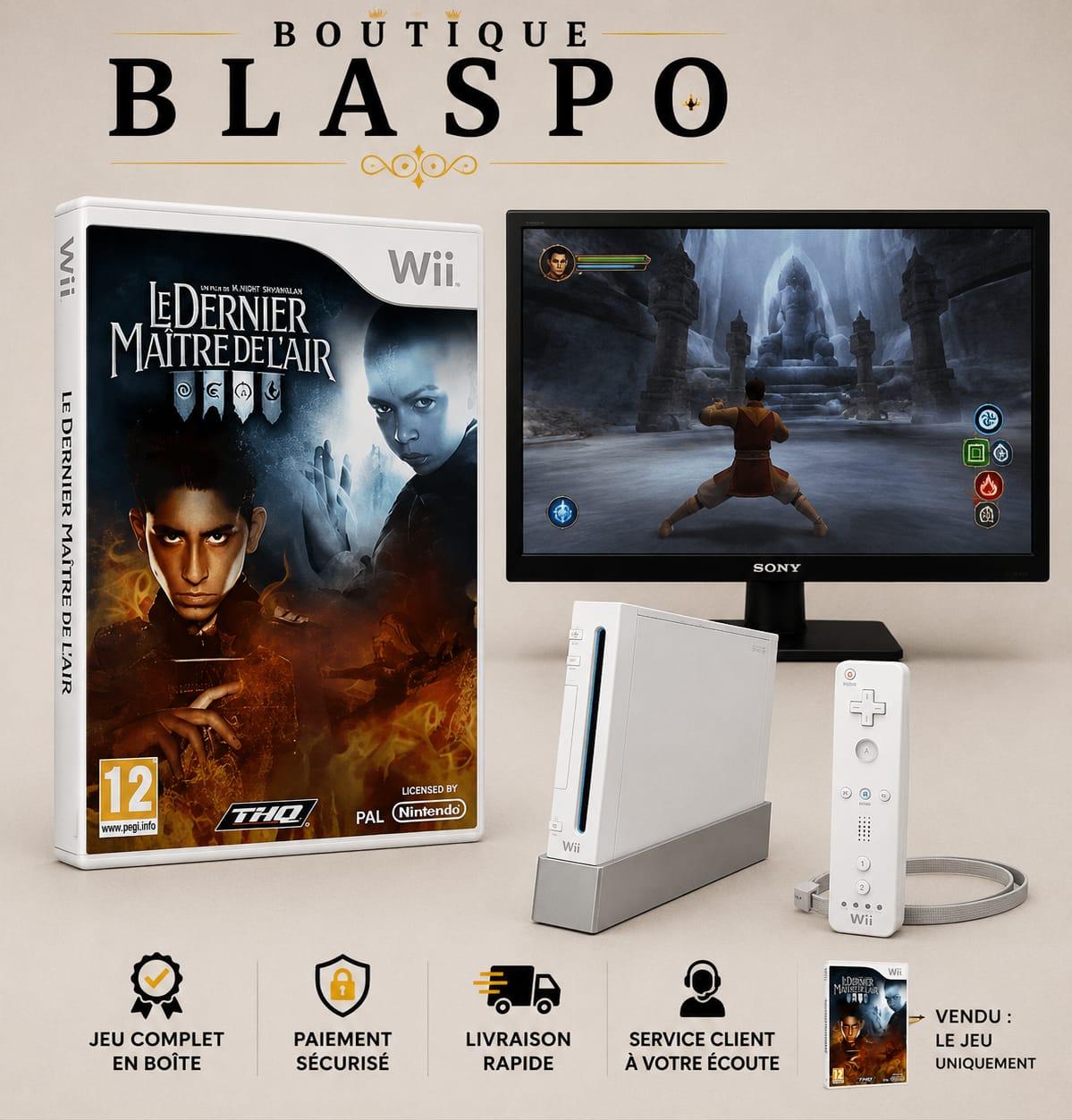 Le Dernier Maître de l’Air Wii Jeu Action Aventure Inspiré du Film PAL Français