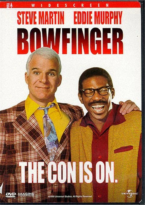 Bowfinger the con is on DVD