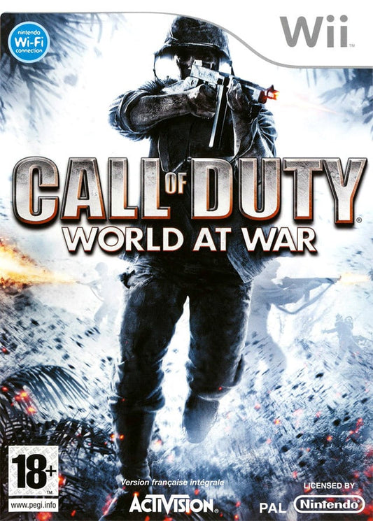 WII game call of duty world at war