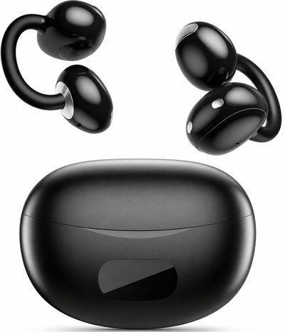 Wireless Open-Ear Bluetooth Earbuds – 40h Playtime, Bluetooth 6.0, LED Display Case, USB-C, IPX6