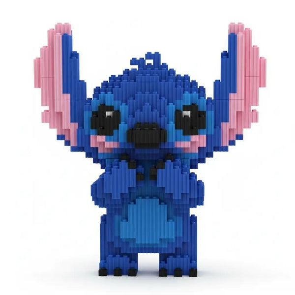 Figurine blocs de construction 21 cm – Modèle animal mignon à assembler – Jeu créatif enfants & adultes – Compatible briques