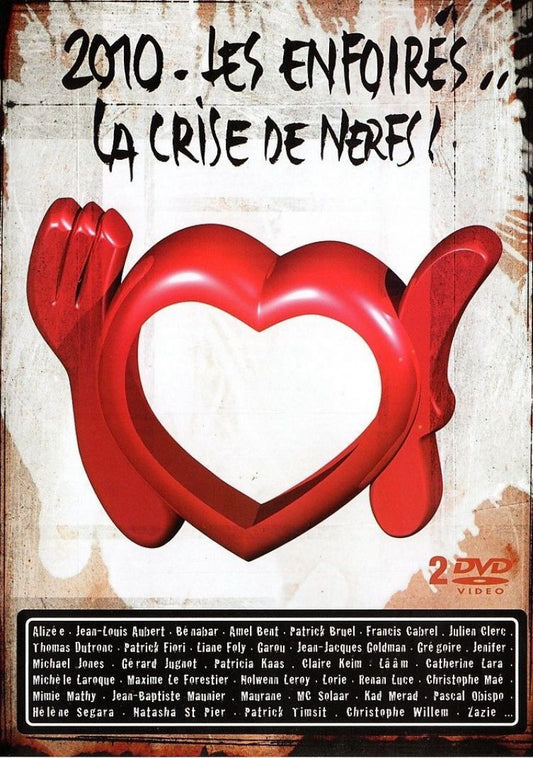 Dvd 2010 Les Enfoirés...La Crise De Nerfs