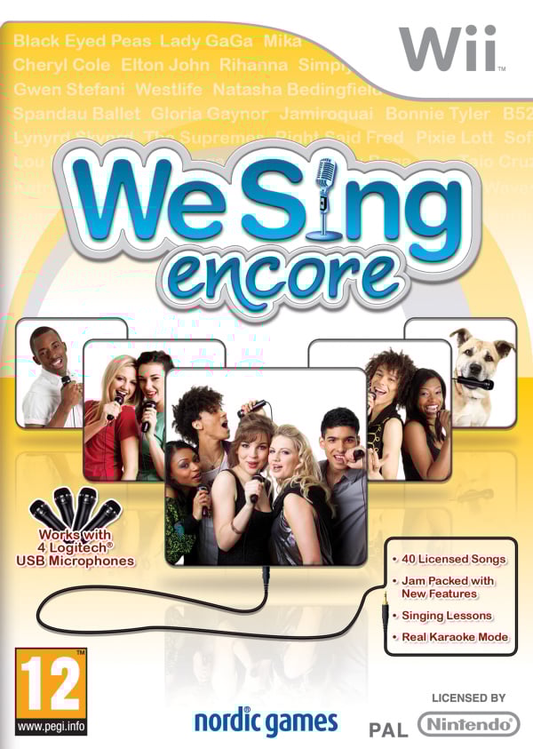 Jeu wii, We sing encore