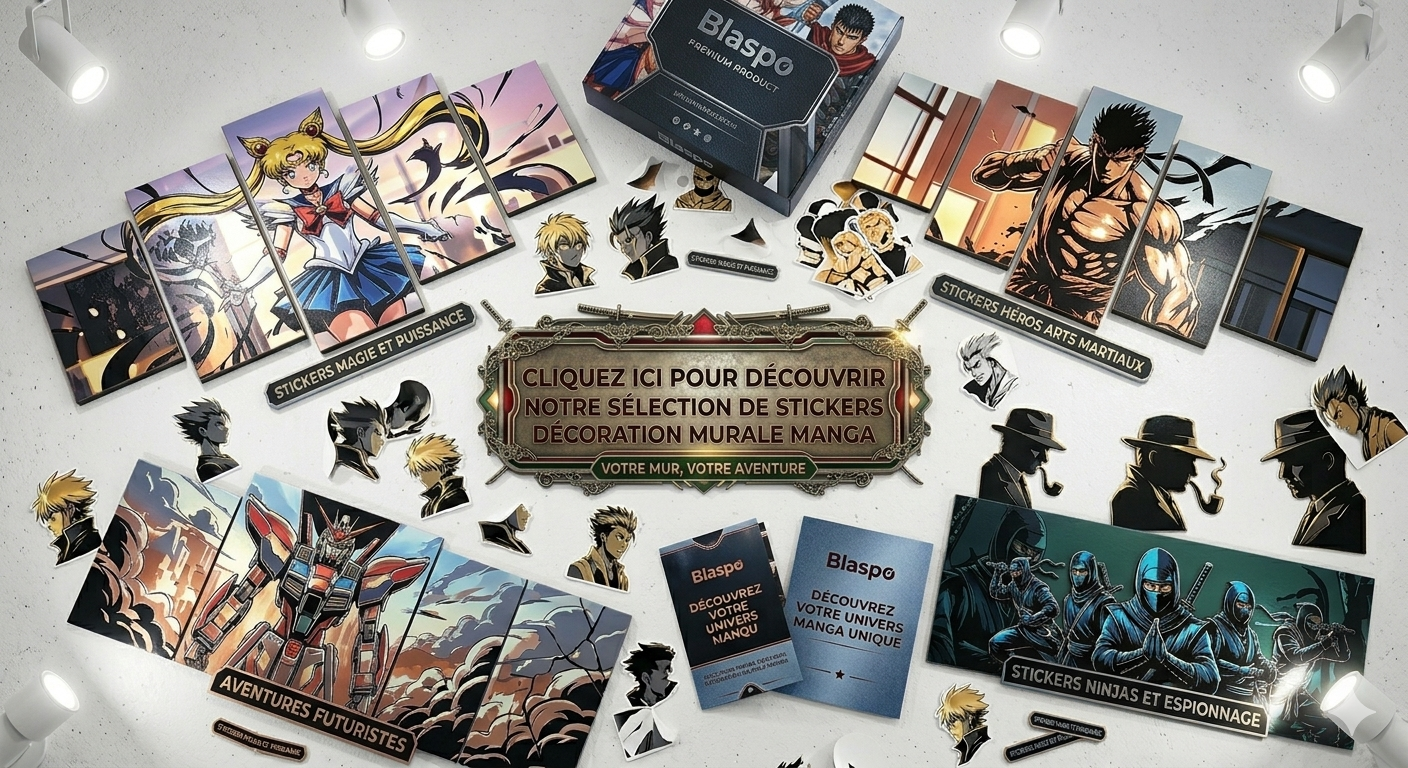stickers muraux manga mural Cartoons