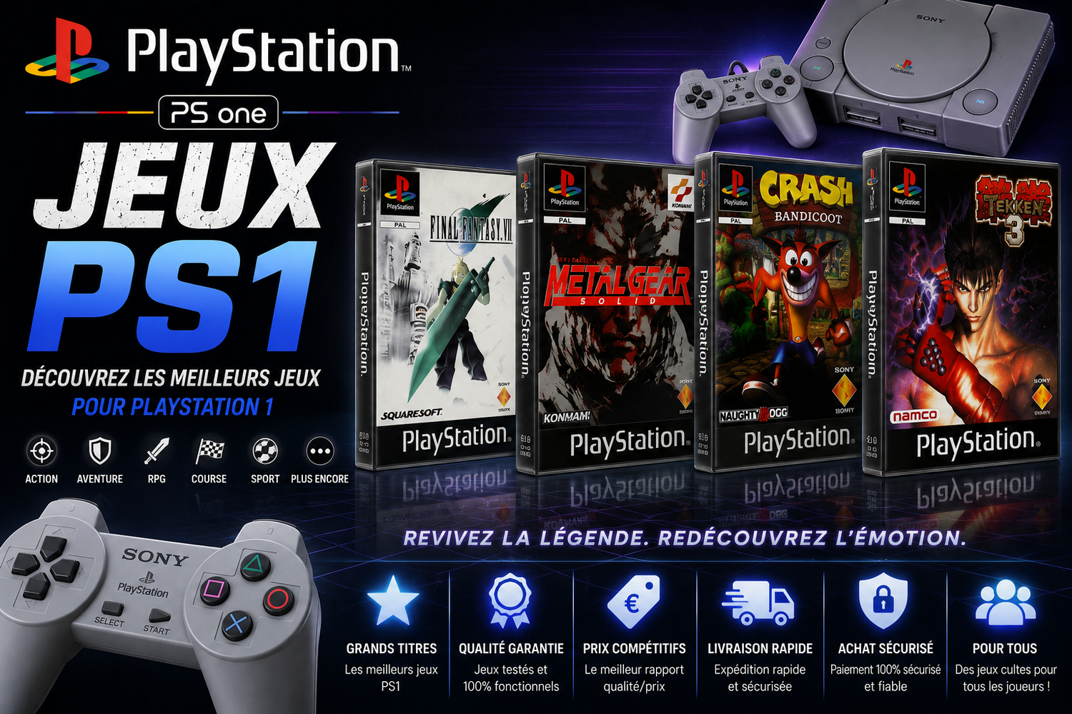 JEUX PS1