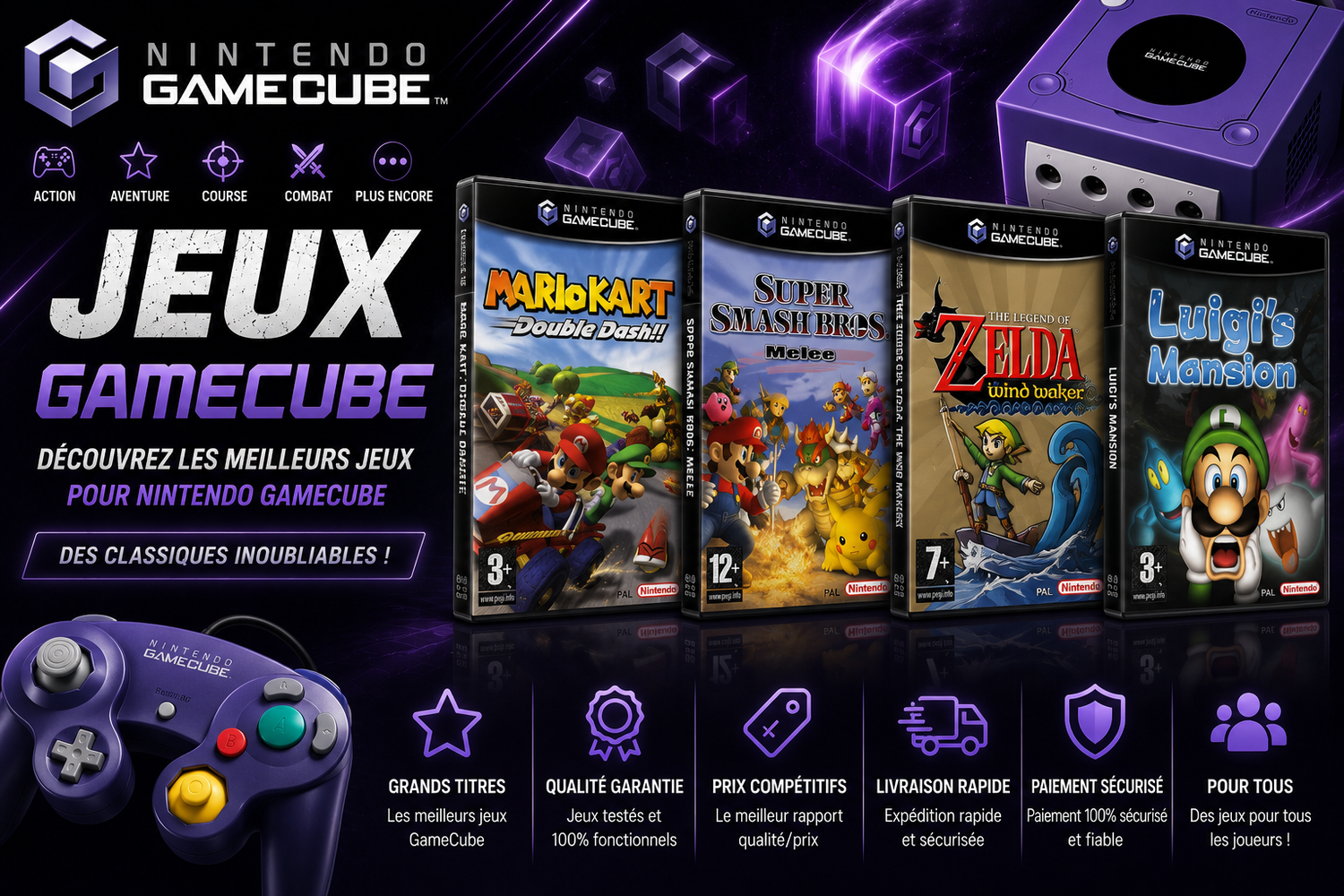 JEUX GAMECUBE