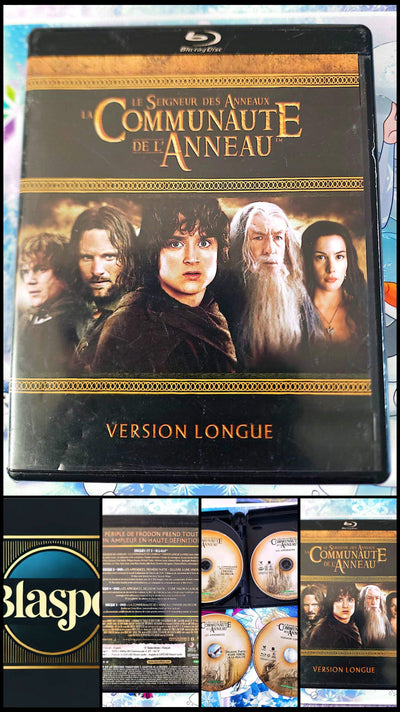 Blu-ray Fantastique — Blu-ray Le Seigneur des Anneaux La Communauté de l’Anneau Version Longue Coffret Incomplet DVD Bonus Inclus Film Fantastique HD