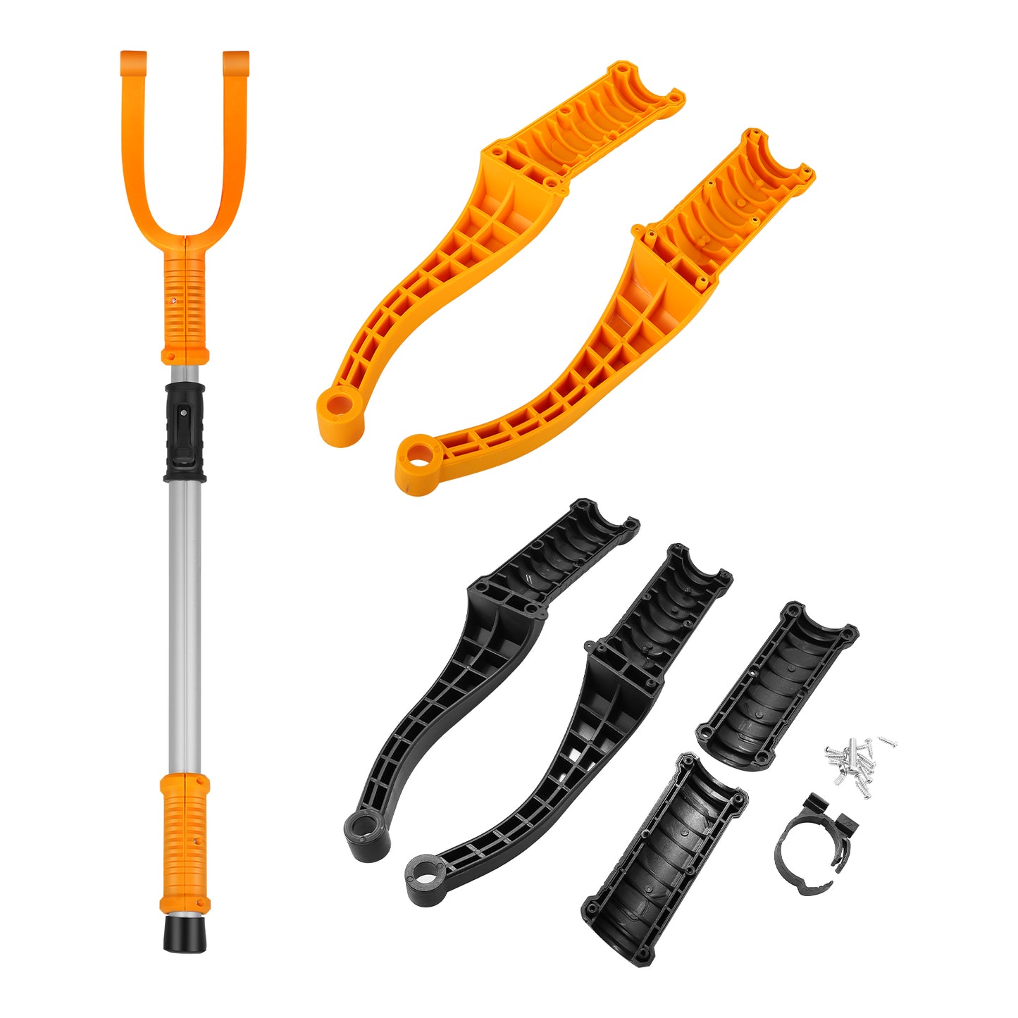 Truelle Béton Mortier Long Manche – Outil Lissage Mur Ciment – Accessoire Maçonnerie