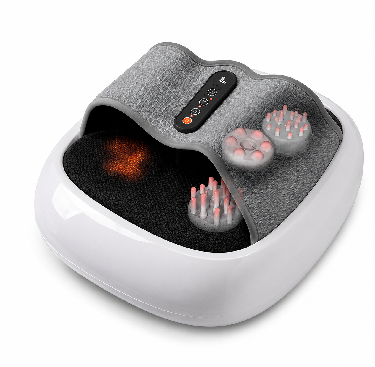Masseur de Pieds Shiatsu Chauffant avec Compression d’Air | Appareil de Massage Plantaire Électrique | Relaxation, Bien-Être, Soulagement des Pieds Fatigués | Cadeau Homme Femme