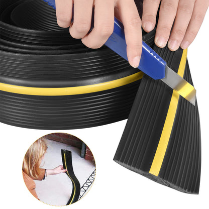 Bande d’Étanchéité Garage 3M – Joint de Porte Universel 90mm – Protection Anti-Eau Poussière Insectes – Seuil en Caoutchouc Résistant
