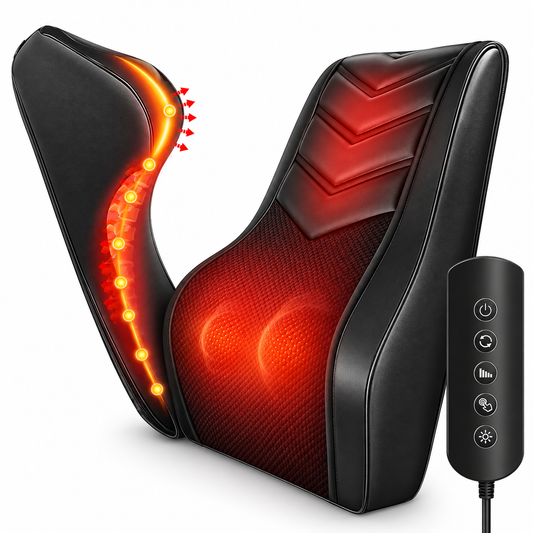 16-Node Heated Shiatsu Neck Massager – Back, Neck, Shoulder & Lumbar Massage, Electric Muscle Relaxation