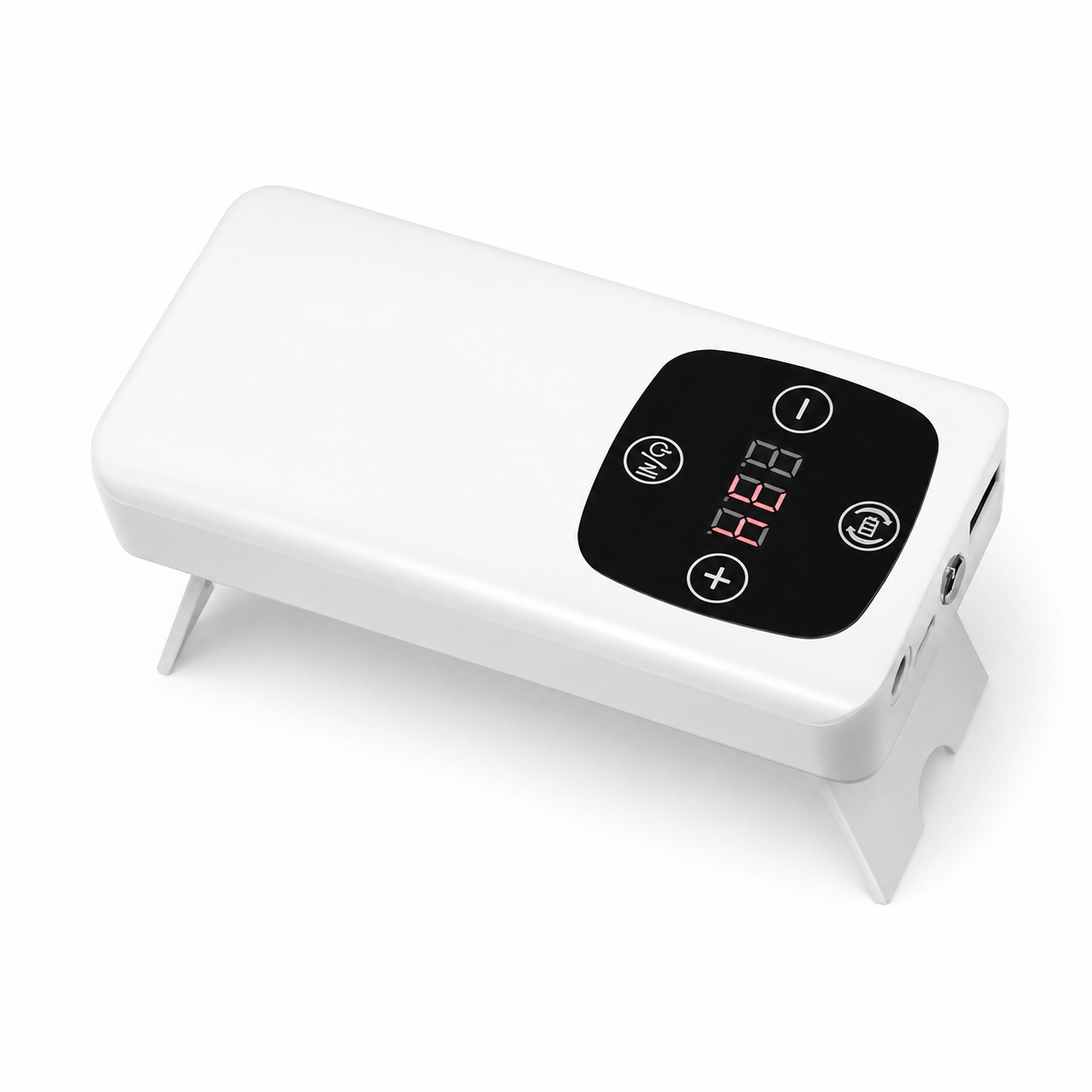 Ponceuse à Ongles Électrique 2-en-1 | 45 000 tr/min + Lampe UV LED | Manucure Pédicure Gel Acrylique Semi-Permanent