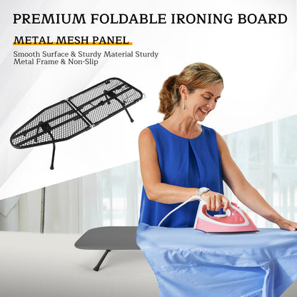 Planche à Repasser de Table Pliable – Mini Planche Portable avec Housse Résistante à la Chaleur