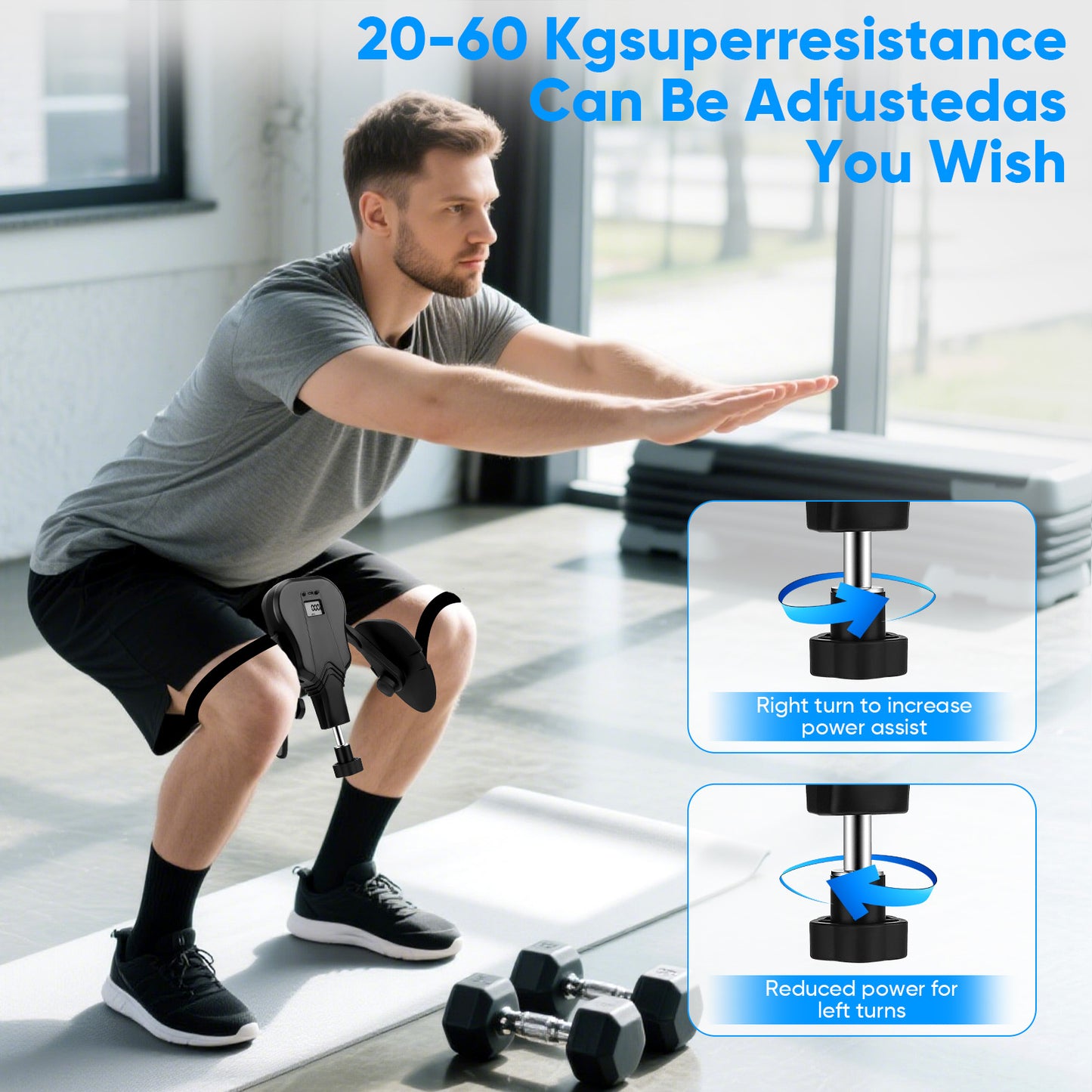 Appareil Musculation Cuisses & Abdominaux – Entraîneur de Jambes Réglable 20–60 kg – Fitness Maison, Renforcement Musculaire