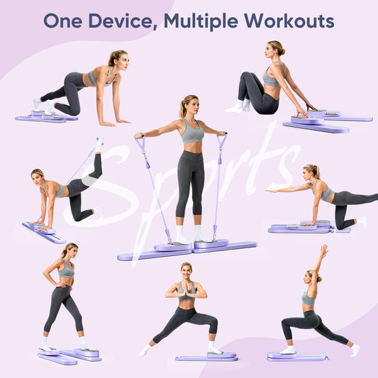 Planche d’Exercice Abdominale Multifonctionnelle avec Résistance à Rebond – Entraîneur de Musculation à Domicile pour Abdominaux, Bras et Jambes