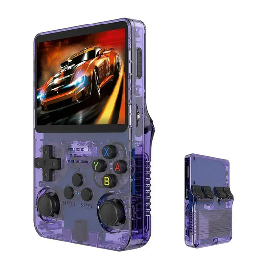 Console rétro portable R36S 64Go – violet