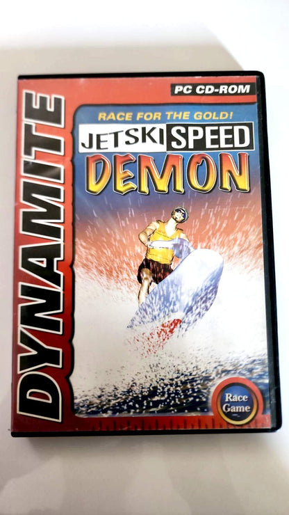 Jetski Speed Demon – Jeu PC CD-ROM Occasion – Course de Jet Ski Arcade – Dynamite – Windows