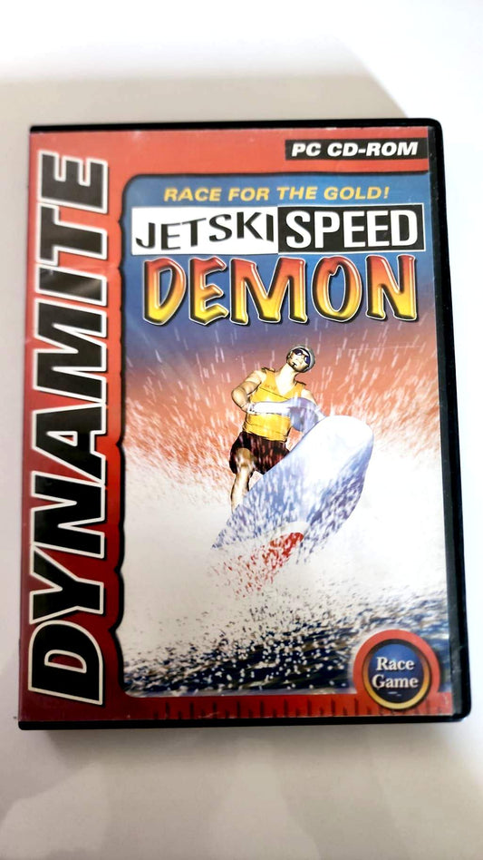 Jetski Speed Demon – Jeu PC CD-ROM Occasion – Course de Jet Ski Arcade – Dynamite – Windows