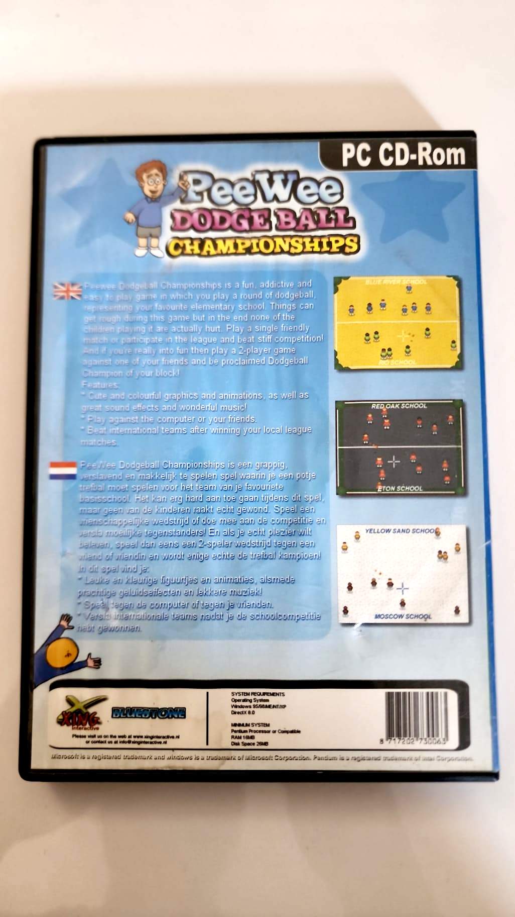 PeeWee Dodge Ball Championships – Jeu PC CD-ROM – Sport Dodgeball – Version PC – XING Interactive – Version Française
