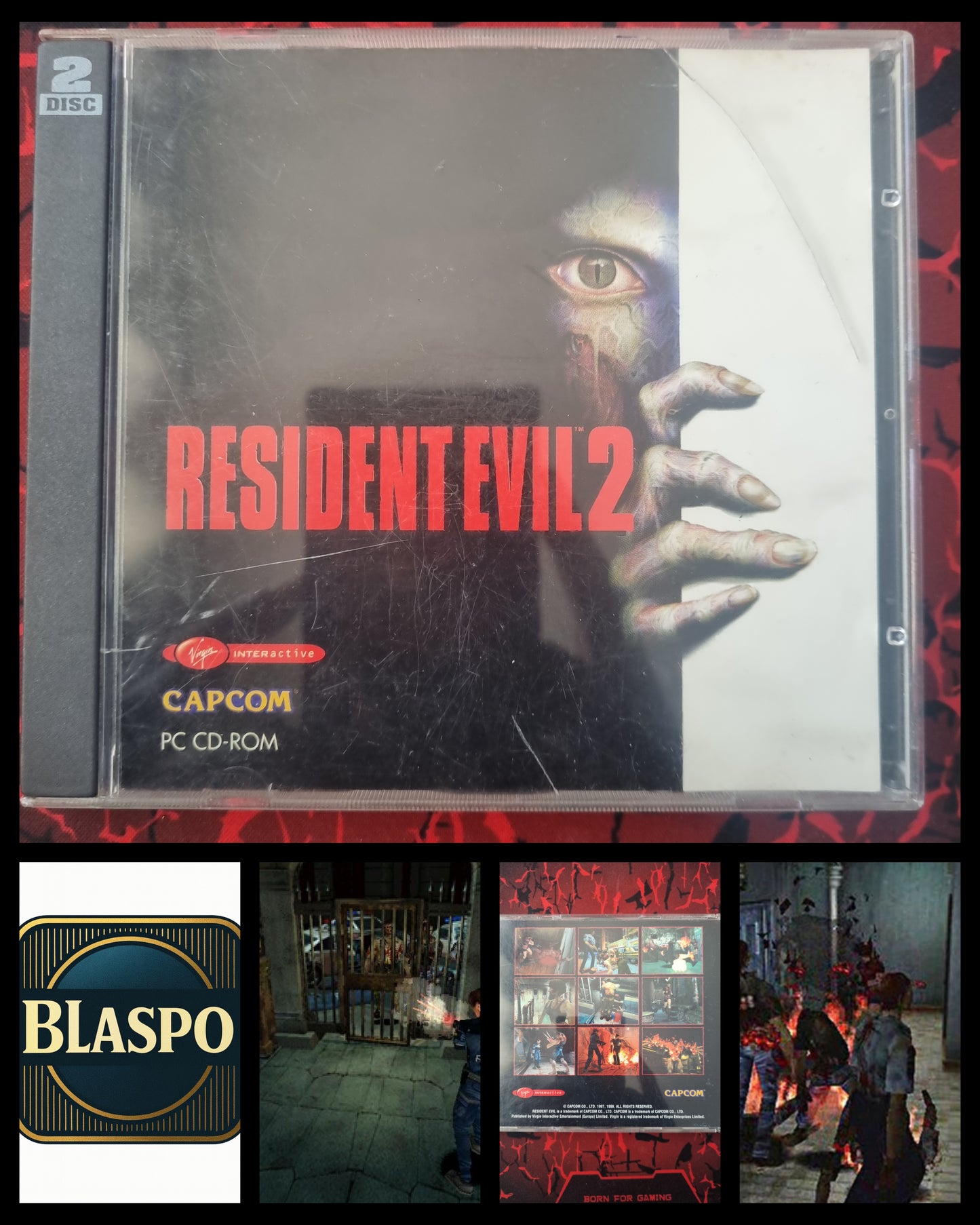 Jeu PC Resident Evil 2 – Survival Horror CAPCOM Version 2 CD-ROM