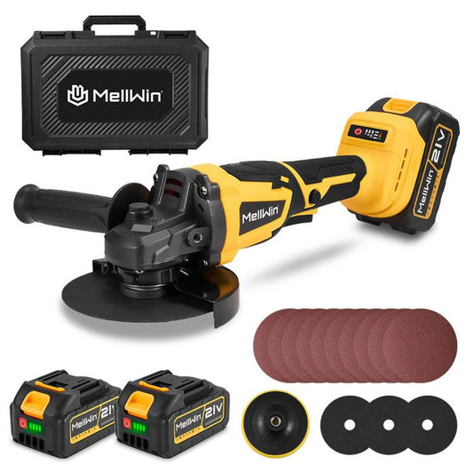 Meuleuse d’angle sans fil 125 mm sans balais pour polissage et meulage