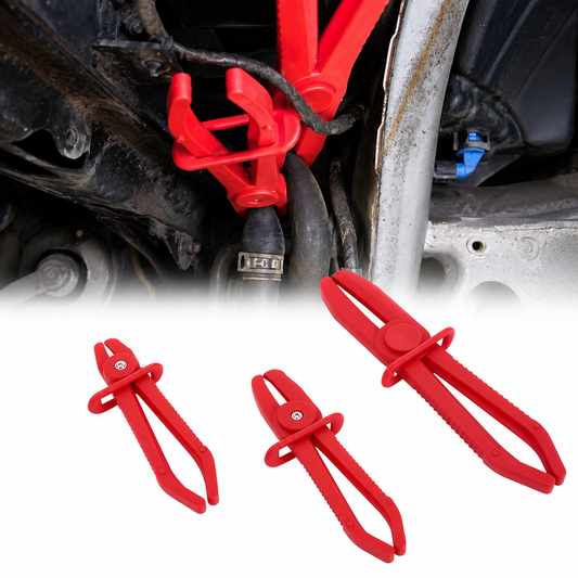 Jeu de 6 Pinces pour Durites Automobile | Pinces Flexible Carburant Frein Radiateur | Outil de Serrage Tuyaux Voiture Moto Atelier