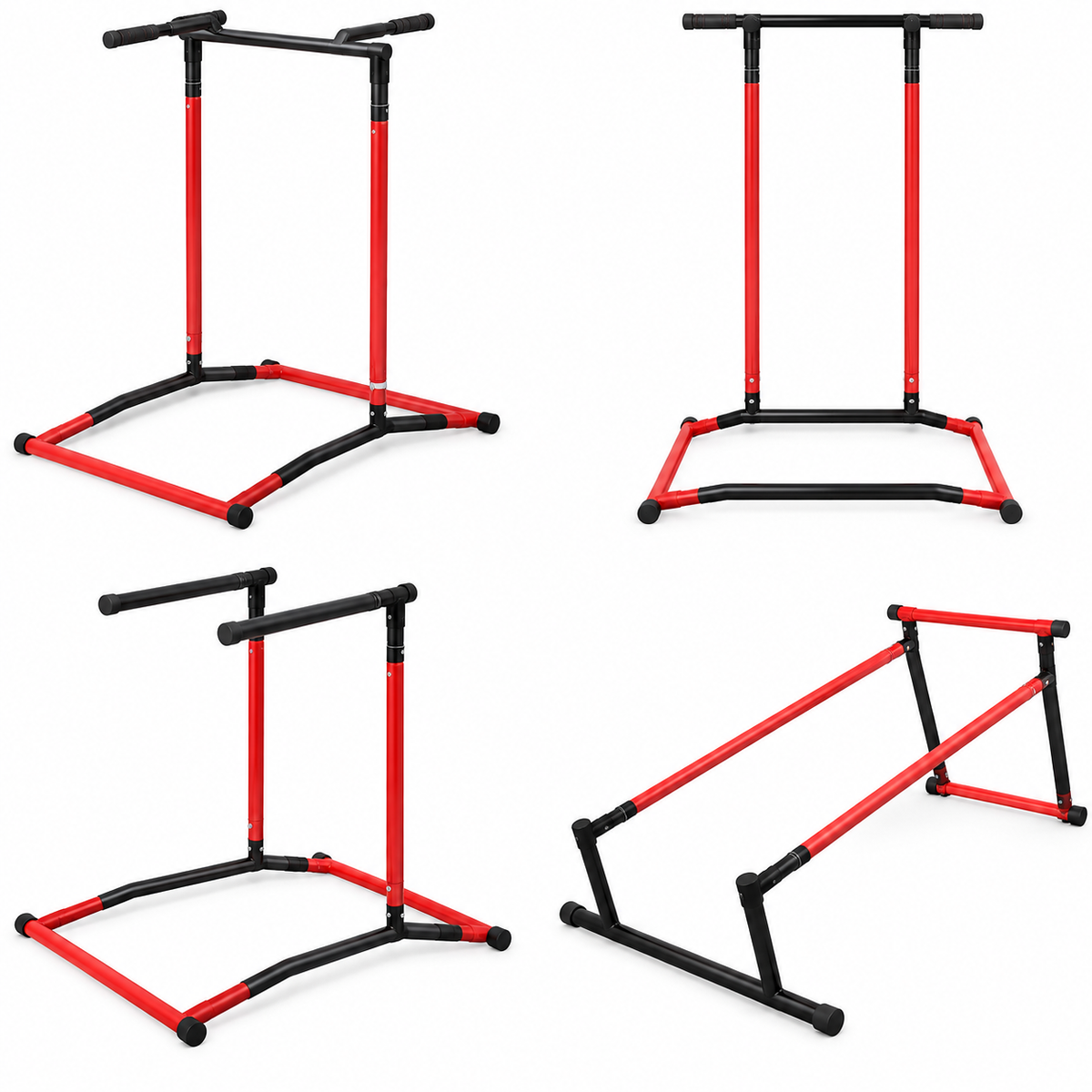 Station de Musculation Multifonction – Barre de Traction & Barres Parallèles Dips – Tour de Fitness en Acier pour Entraînement à Domicile