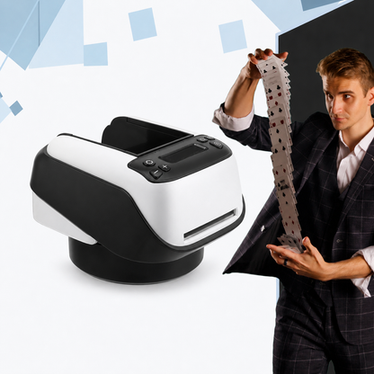 Distributeur Automatique de Cartes à Jouer 360° – Pour 1 à 8 Joueurs, Rotation Automatique, Recharge USB, Jeux de Société