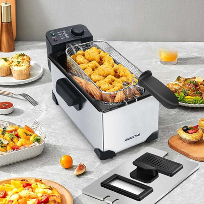 Friteuse électrique 2200W 3L avec contrôle de température