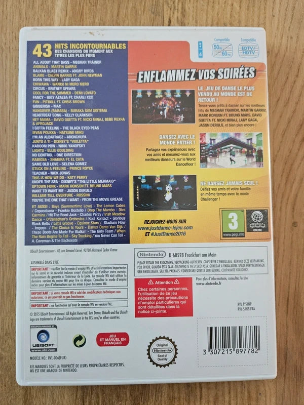 Just Dance 2016 Wii