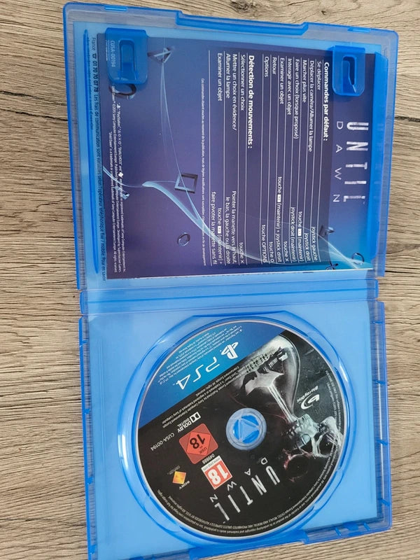 Jeu "Until Dawn" PS4
