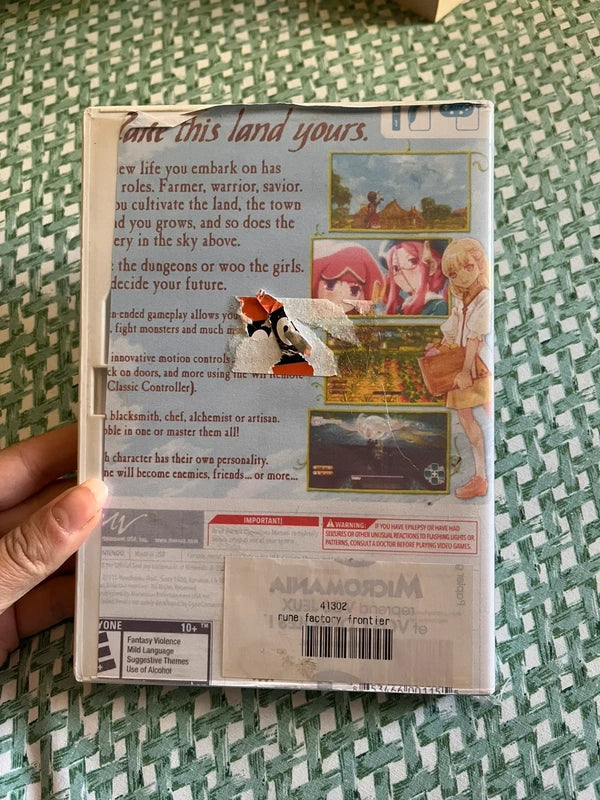 Jeu Rune factory Wii