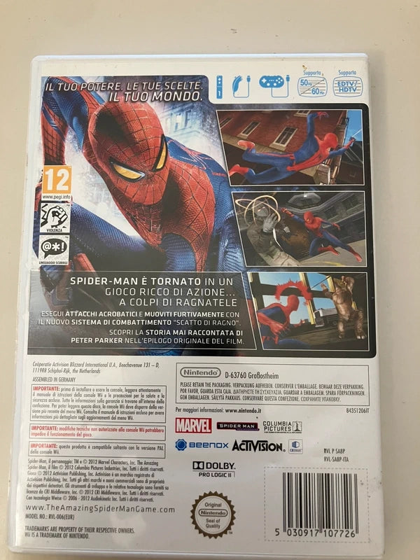 Gioco Wii- The Amazing Spiderman