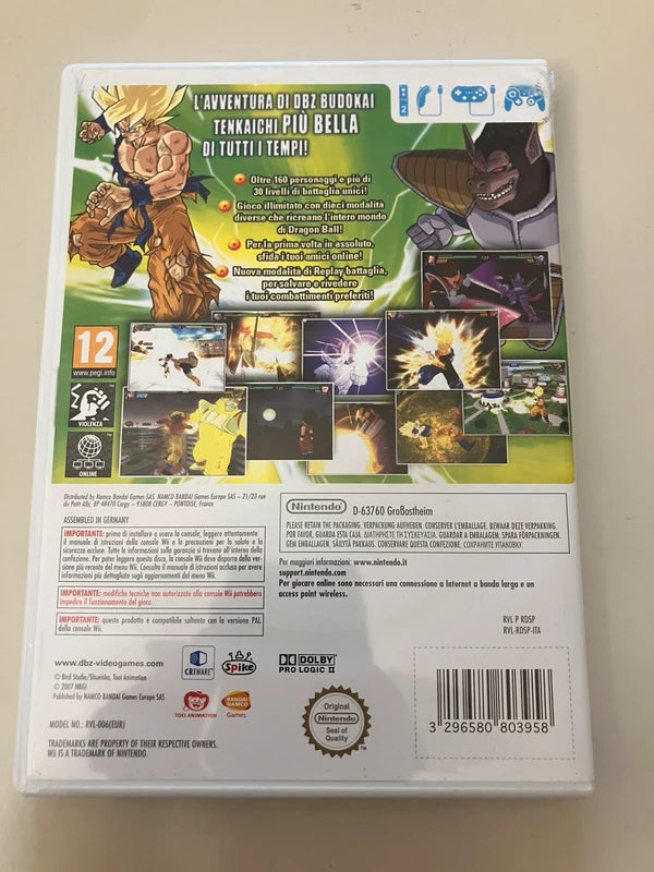 Gioco Wii- Dragon Ball Z Budokan Tenkaichi