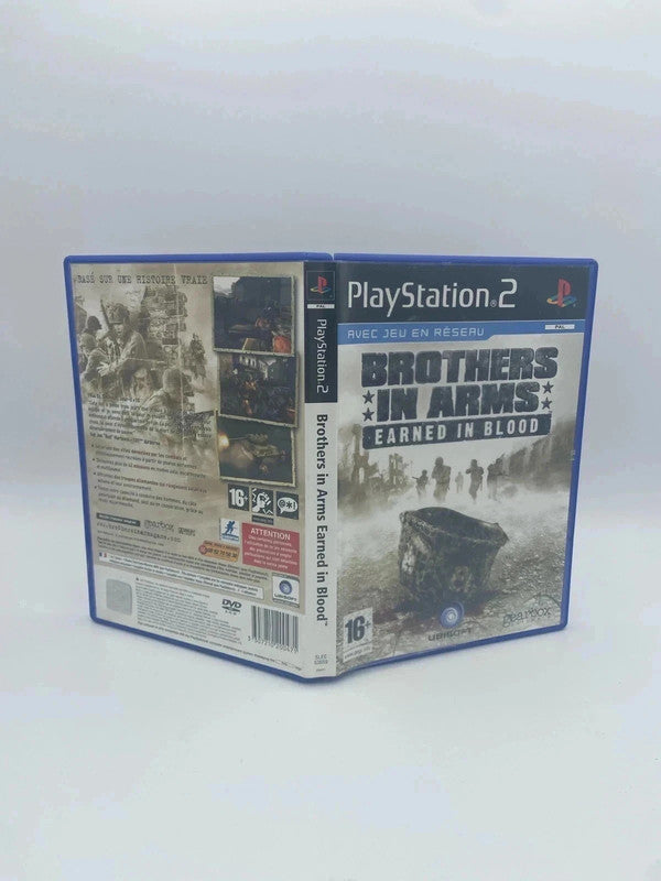 jeu vidéo brothers in arms earned in blood ps2 playstation 2