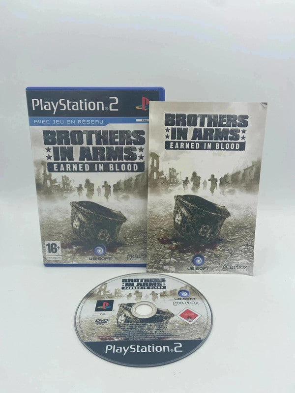 jeu vidéo brothers in arms earned in blood ps2 playstation 2