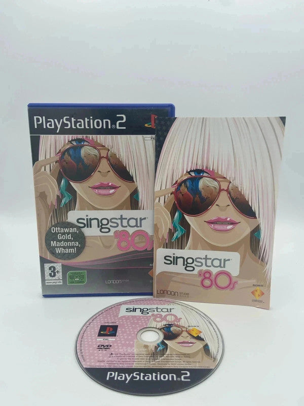 singstar '80s ps2 playstation 2 pal