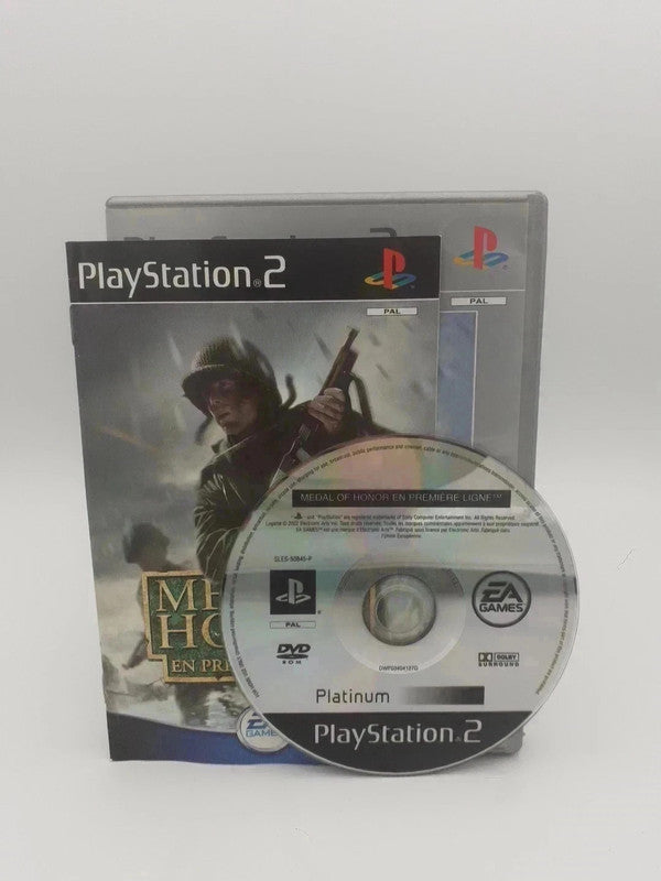 Medal of Honor En Première Ligne Sony PS2 • Jeu Vidéo PlayStation 2 • Complet VF