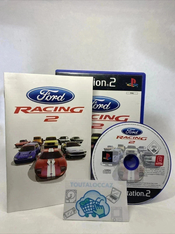 ford racing 2 sony ps2 playstation 2 pal jeu vidéo course de voiture pegi 3