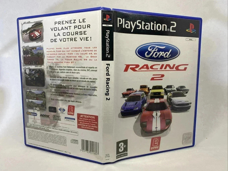 ford racing 2 sony ps2 playstation 2 pal jeu vidéo course de voiture pegi 3