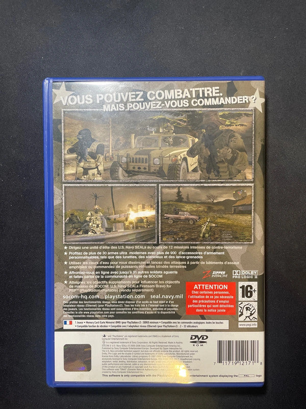 Jeux PlayStation 2 Socom 3 U.S. Navy seals